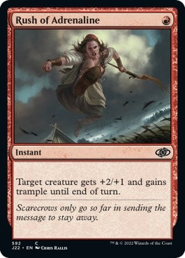 Image for Rush of Adrenaline (592) [Jumpstart 2022] - Magic: The Gathering