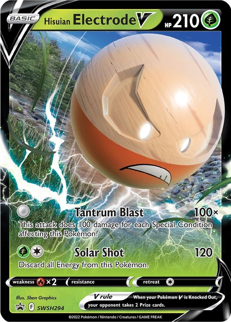 Image for Hisuian Electrode V - SWSH294 (SWSH294) [SWSH: Sword & Shield Promo Cards] - Pokemon