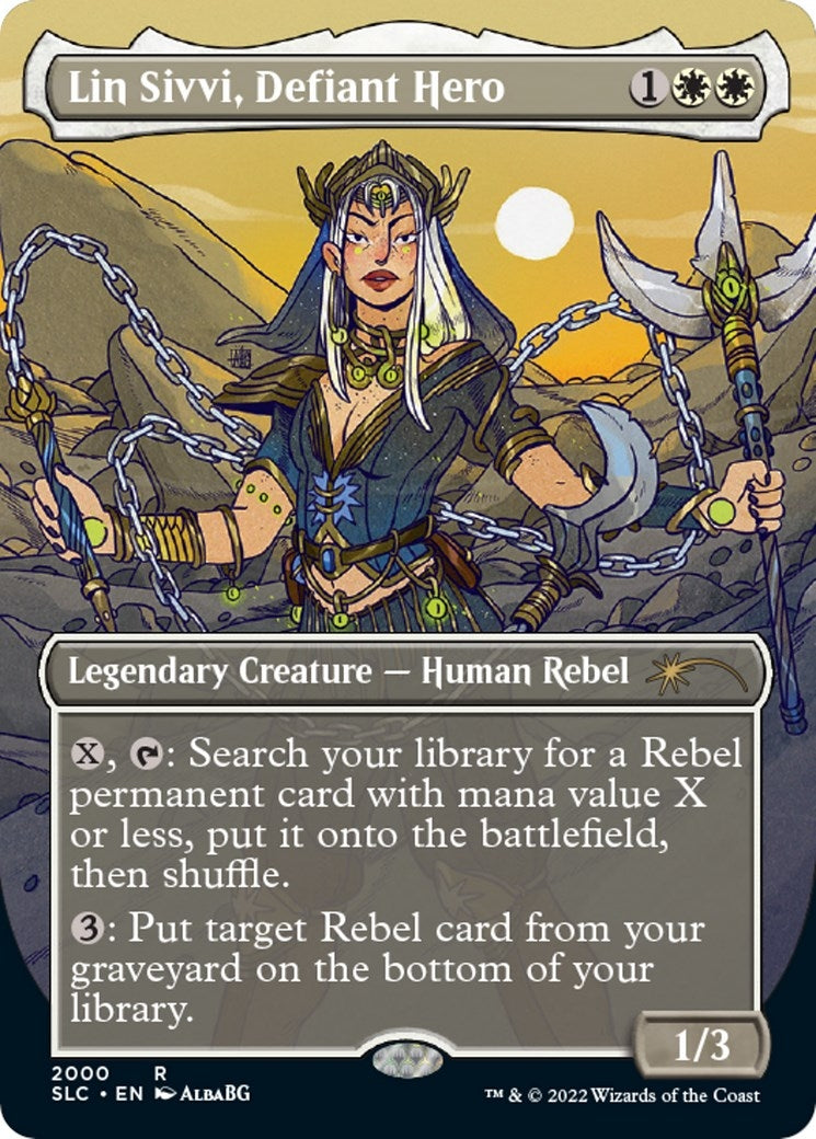 Image for Lin Sivvi, Defiant Hero (2000) [Secret Lair Countdown Kit] - Magic: The Gathering