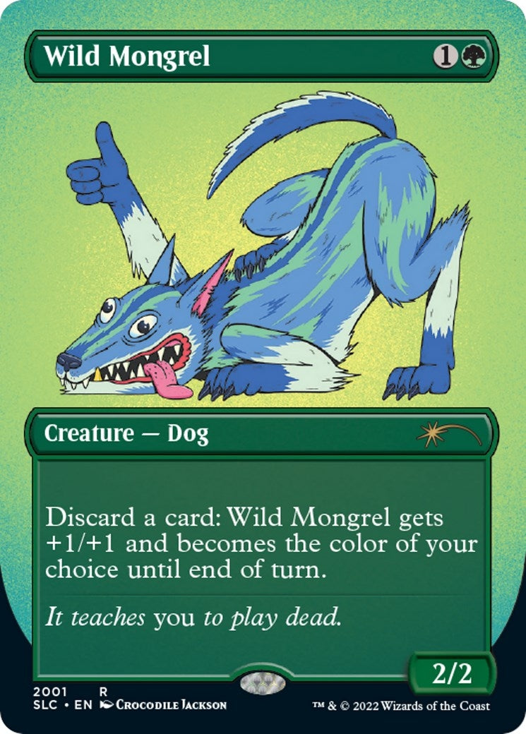 Image for Wild Mongrel (2001) [Secret Lair Countdown Kit] - Magic: The Gathering