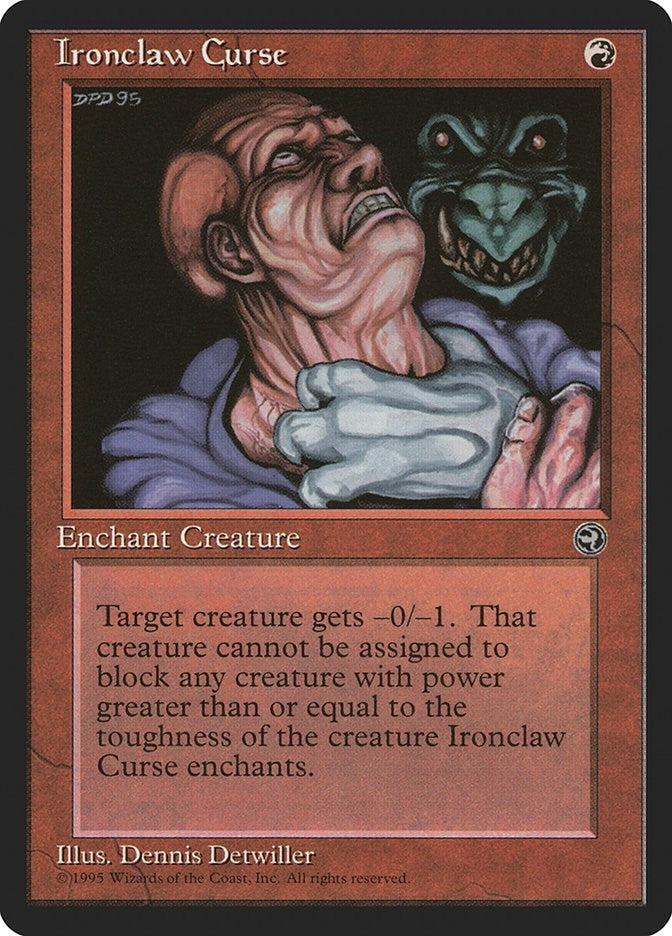 Image for Ironclaw Curse [Homelands] - Magic: The Gathering