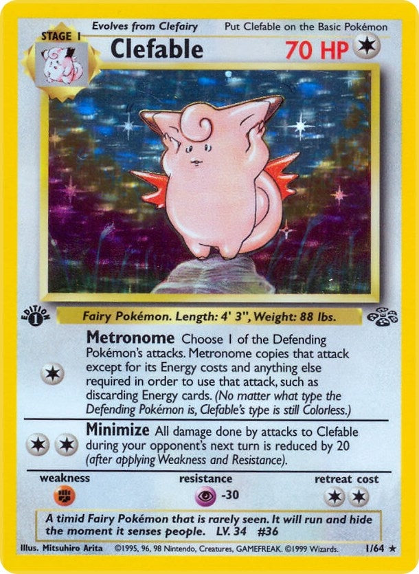 Image for Clefable (1) (01/64) [Jungle] - Pokemon