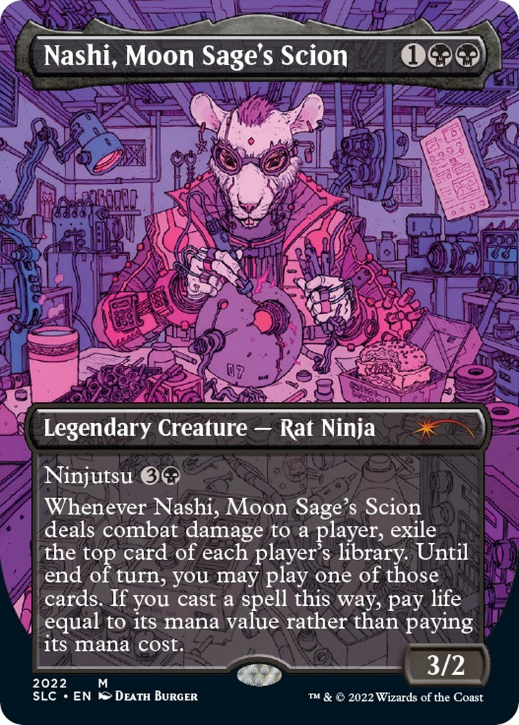 Image for Nashi, Moon Sage's Scion (2022) [Secret Lair Countdown Kit] - Magic: The Gathering