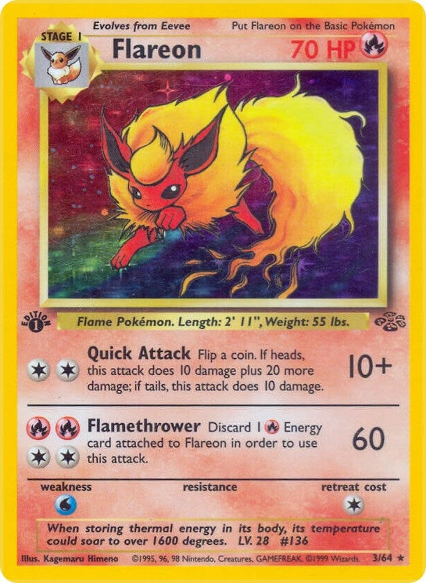 Image for Flareon (3) (03/64) [Jungle] - Pokemon