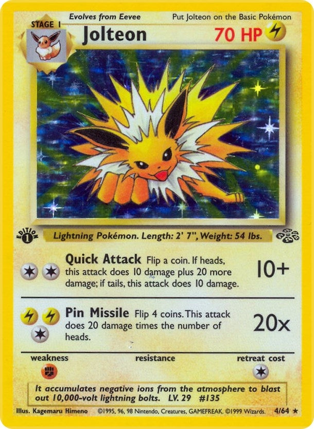Image for Jolteon (4) (04/64) [Jungle] - Pokemon
