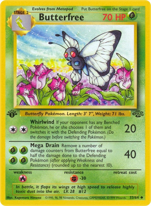 Image for Butterfree (33/64) [Jungle] - Pokemon