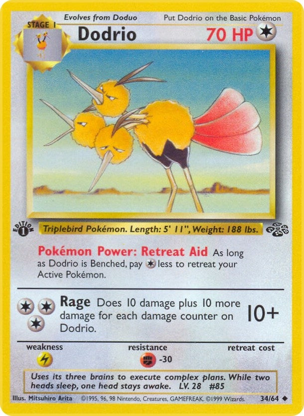 Image for Dodrio (34/64) [Jungle] - Pokemon