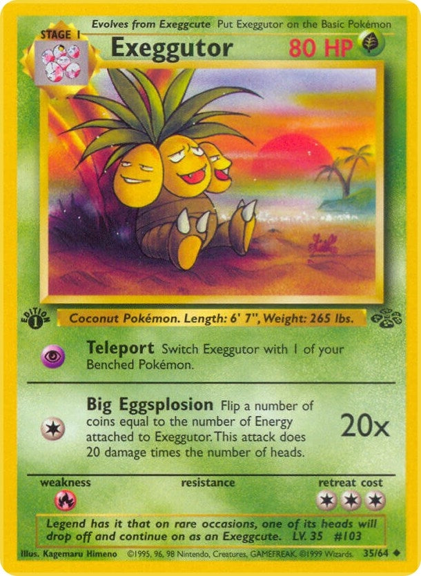 Image for Exeggutor (35/64) [Jungle] - Pokemon
