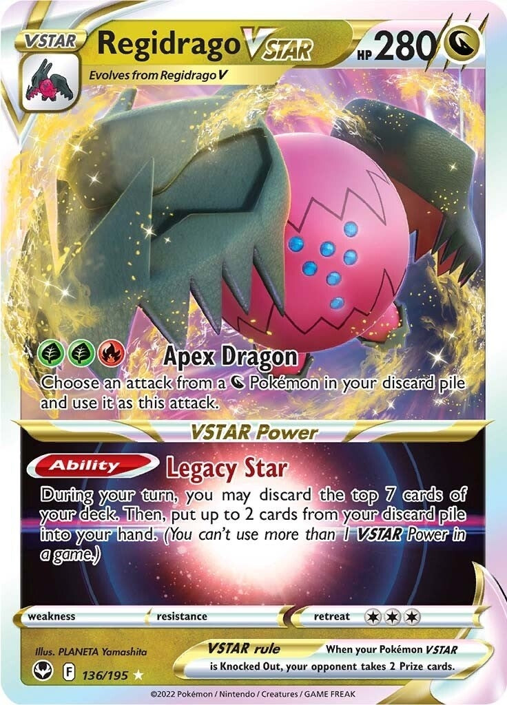 Image for Regidrago VSTAR (136/195) [SWSH12: Silver Tempest] - Pokemon