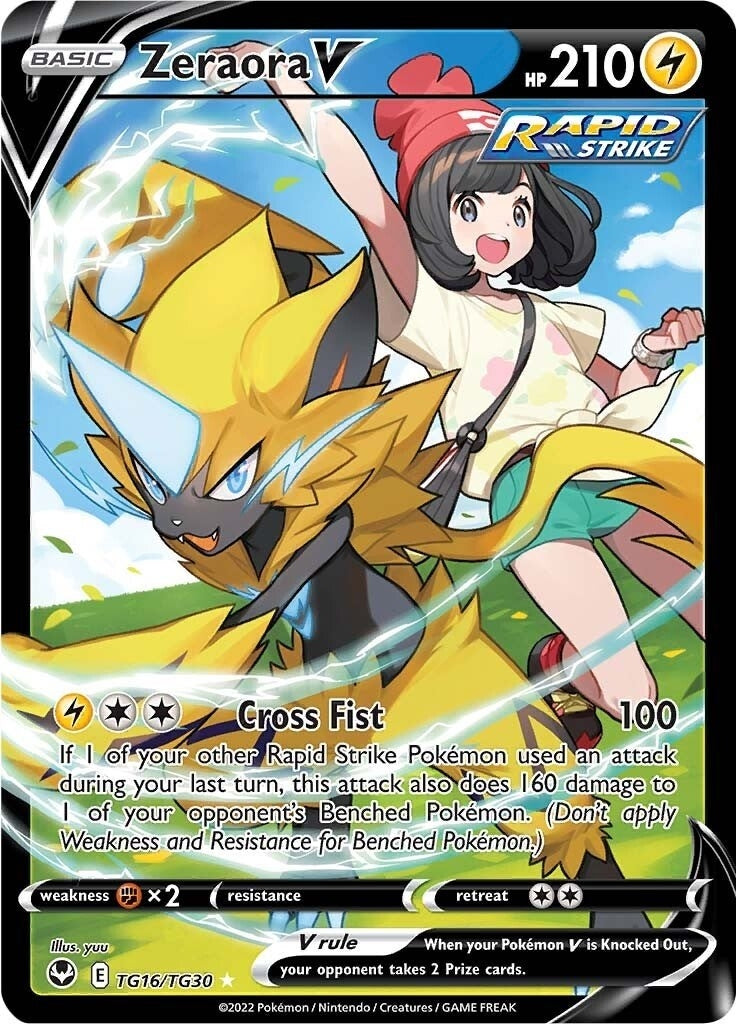 Image for Zeraora V (TG16/TG30) [SWSH12: Silver Tempest Trainer Gallery] - Pokemon