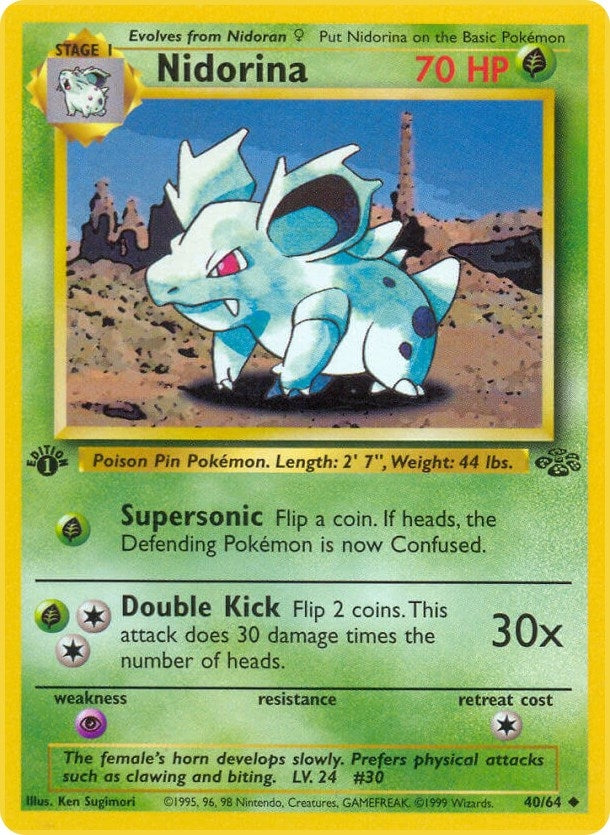 Image for Nidorina (40/64) [Jungle] - Pokemon