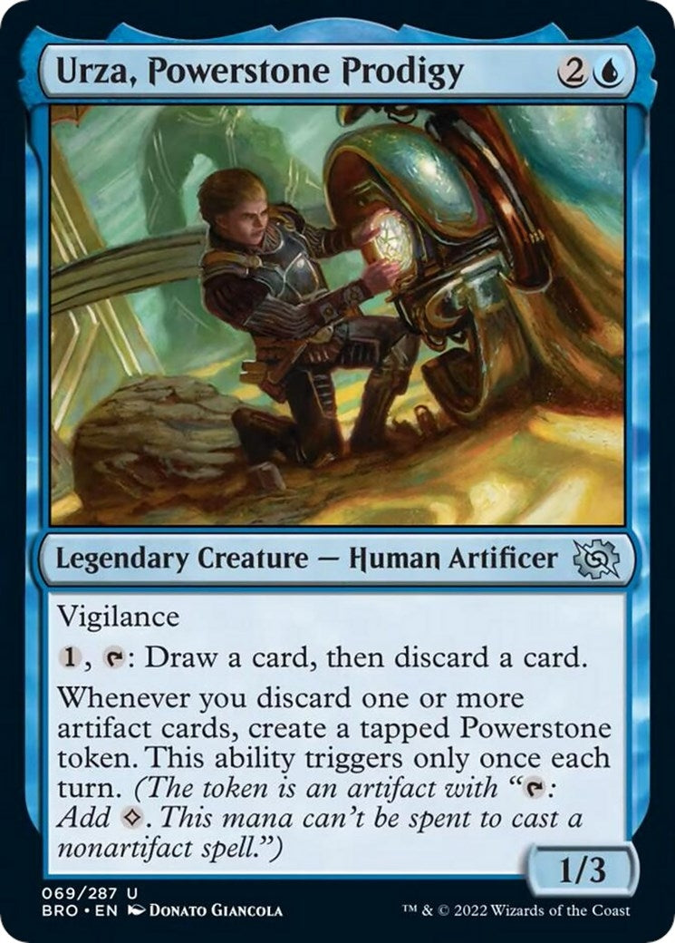 Image for Urza, Powerstone Prodigy (69) [The Brothers' War] - Magic: The Gathering