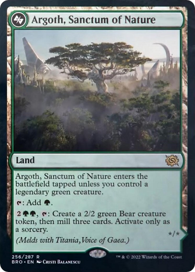 Image for Argoth, Sanctum of Nature (256) [The Brothers' War] - Magic: The Gathering