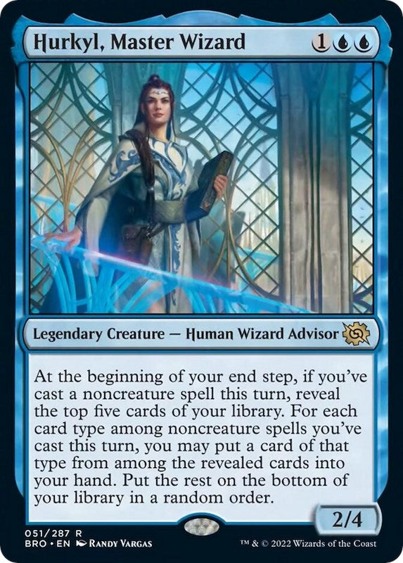 Image for Hurkyl, Master Wizard (51) [The Brothers' War] - Magic: The Gathering