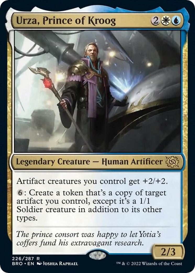 Image for Urza, Prince of Kroog (226) [The Brothers' War] - Magic: The Gathering