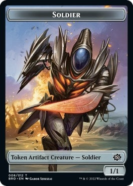 Image for Soldier Token (008) (8) [The Brothers' War] - Magic: The Gathering