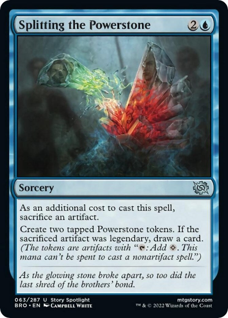 Image for Splitting the Powerstone (63) [The Brothers' War] - Magic: The Gathering