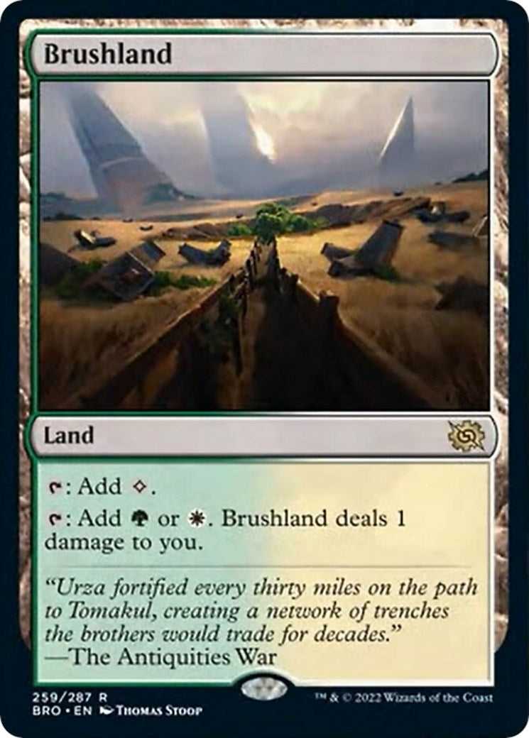 Image for Brushland (259) [The Brothers' War] - Magic: The Gathering