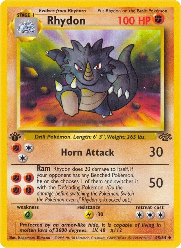 Image for Rhydon (45/64) [Jungle] - Pokemon