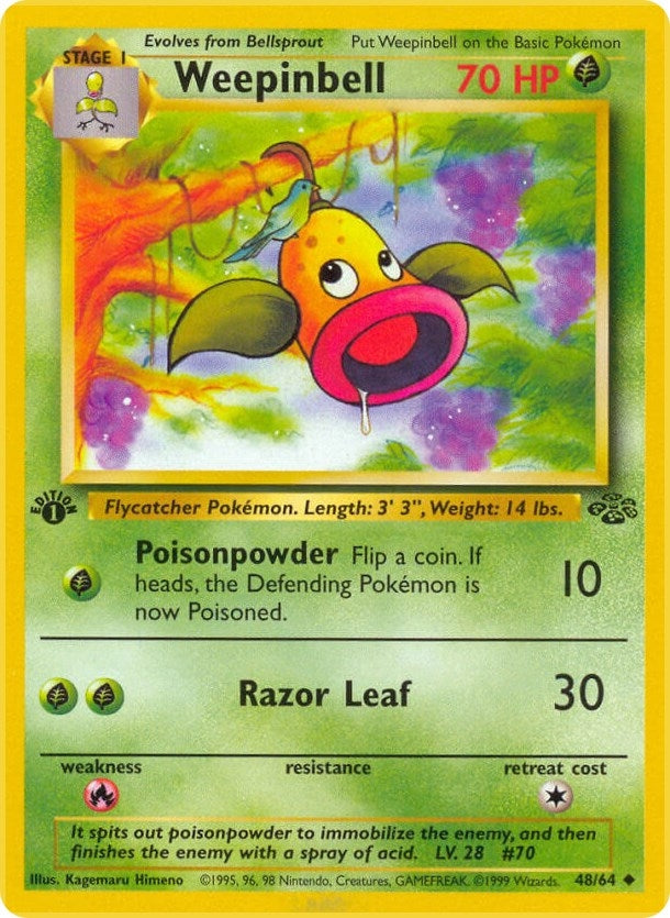 Image for Weepinbell (48/64) [Jungle] - Pokemon