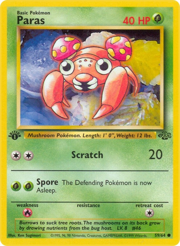 Image for Paras (59/64) [Jungle] - Pokemon