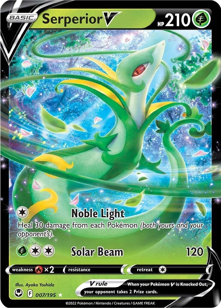 Image for Serperior V (007/195) [SWSH12: Silver Tempest] - Pokemon