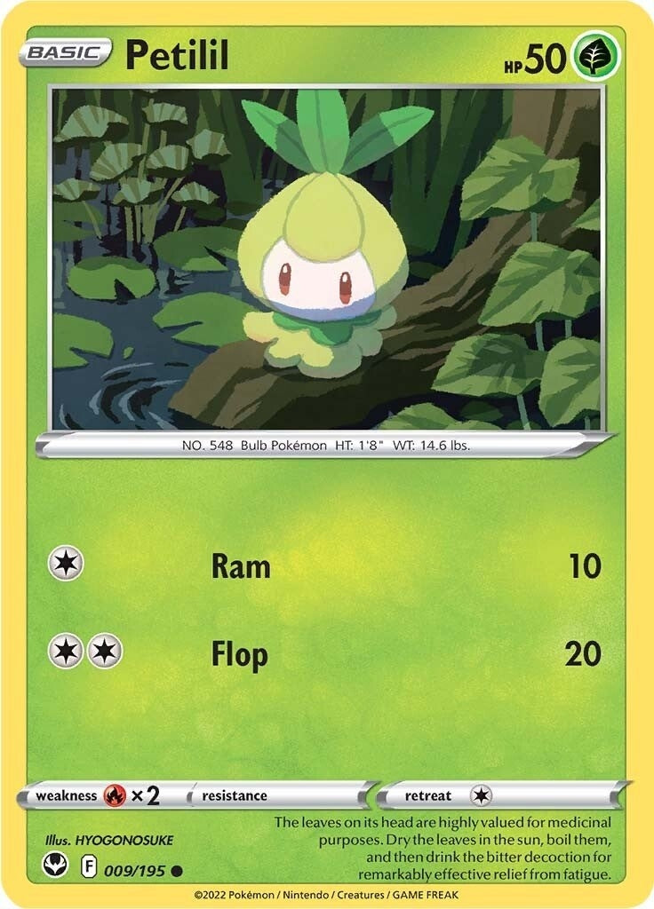 Image for Petilil (009/195) [SWSH12: Silver Tempest] - Pokemon