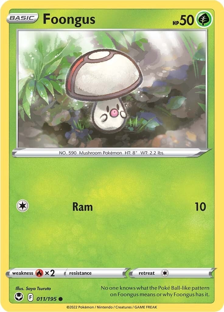 Image for Foongus (011/195) [SWSH12: Silver Tempest] - Pokemon