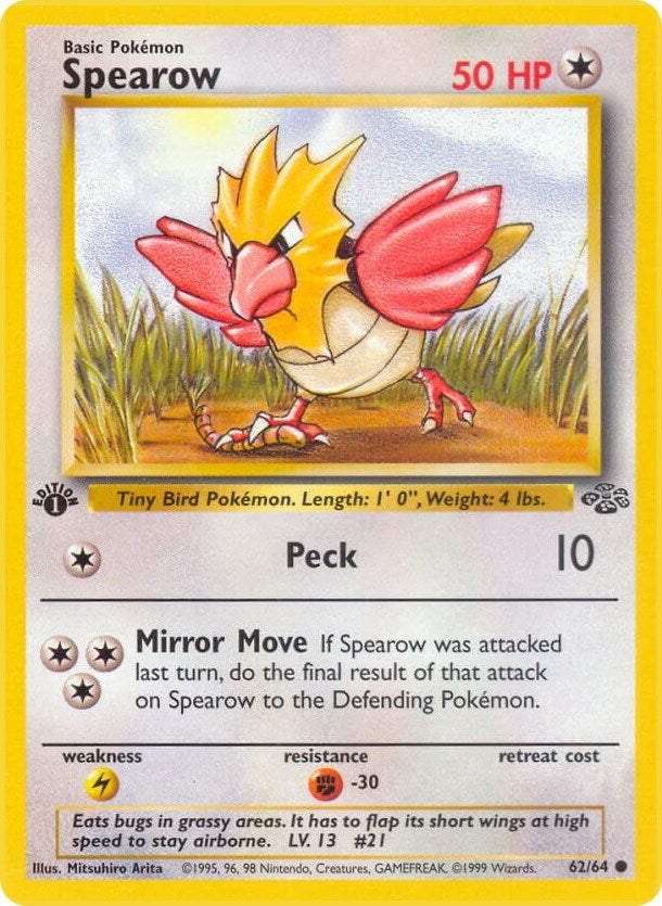 Image for Spearow (62/64) [Jungle] - Pokemon