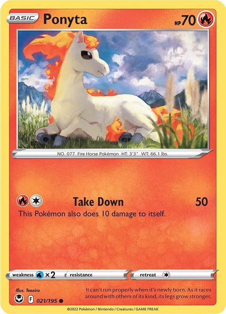 Image for Ponyta (021/195) [SWSH12: Silver Tempest] - Pokemon