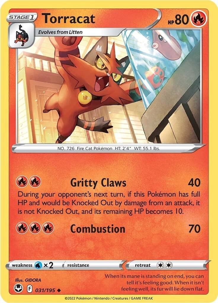 Image for Torracat (031/195) [SWSH12: Silver Tempest] - Pokemon