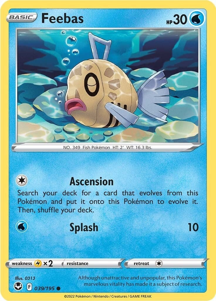 Image for Feebas (039/195) [SWSH12: Silver Tempest] - Pokemon