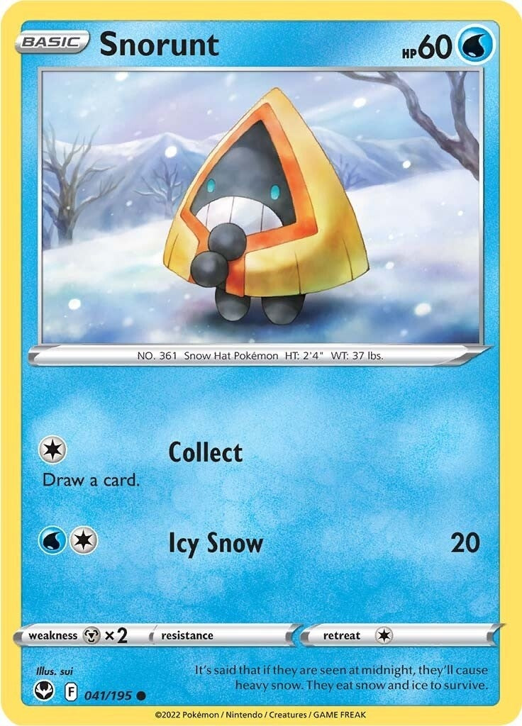 Image for Snorunt (041/195) [SWSH12: Silver Tempest] - Pokemon