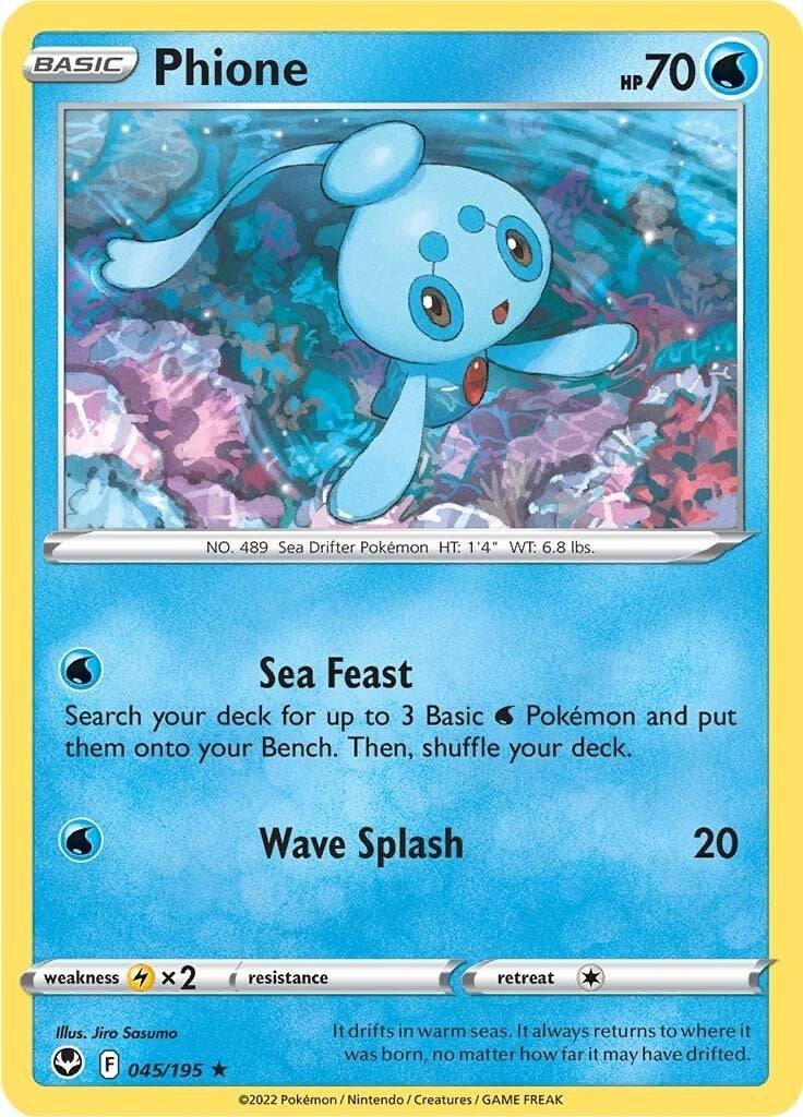 Image for Phione (045/195) [SWSH12: Silver Tempest] - Pokemon