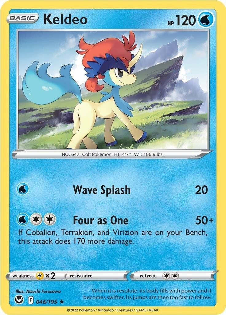 Image for Keldeo (046/195) [SWSH12: Silver Tempest] - Pokemon