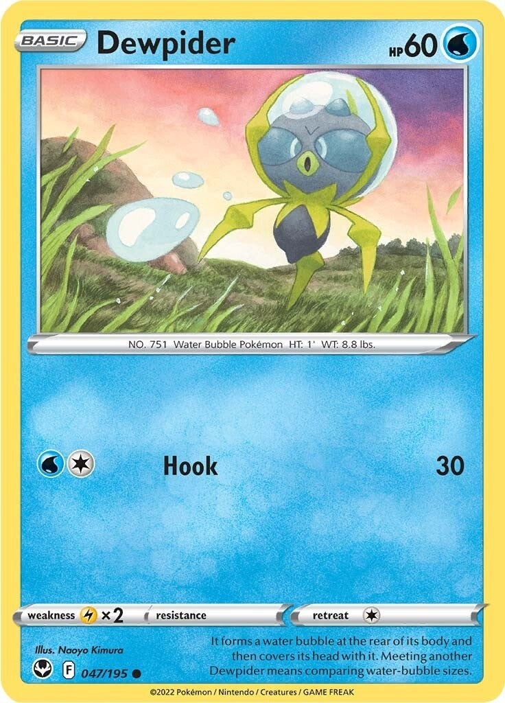 Image for Dewpider (047/195) [SWSH12: Silver Tempest] - Pokemon