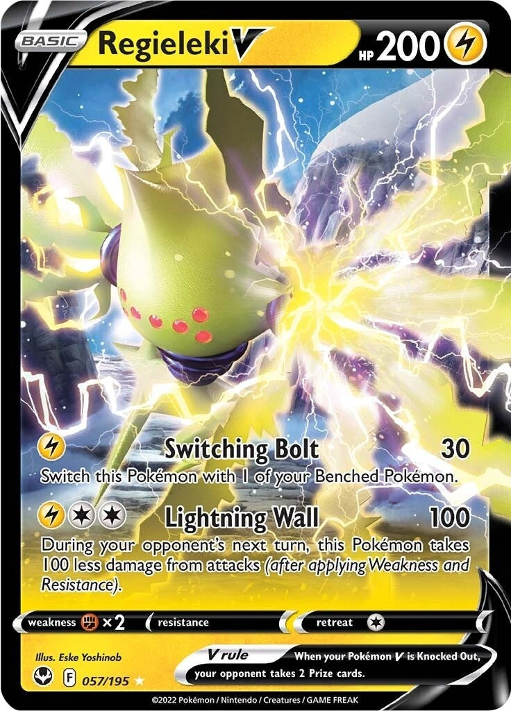 Image for Regieleki V (057/195) [SWSH12: Silver Tempest] - Pokemon