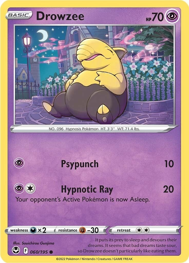 Image for Drowzee (060/195) [SWSH12: Silver Tempest] - Pokemon