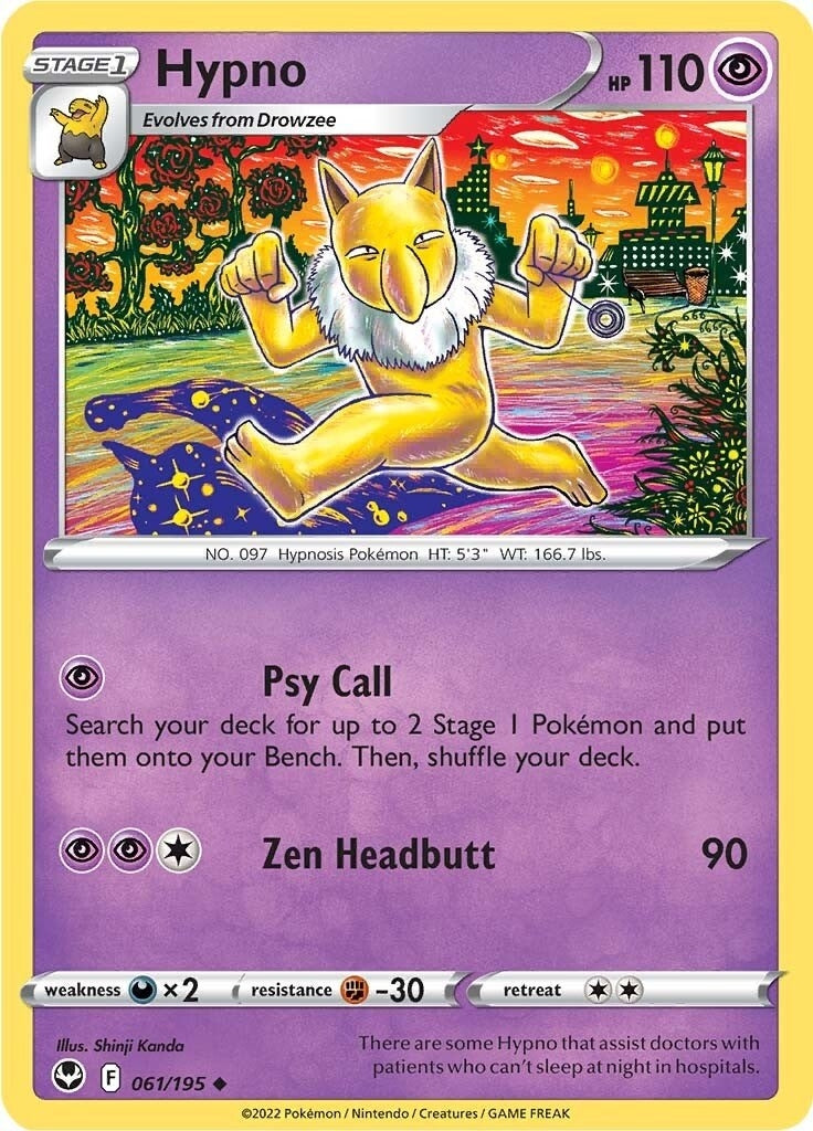 Image for Hypno (061/195) [SWSH12: Silver Tempest] - Pokemon