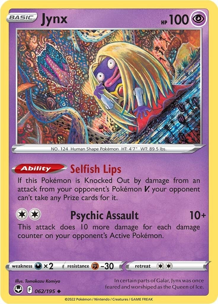 Image for Jynx (062/195) [SWSH12: Silver Tempest] - Pokemon