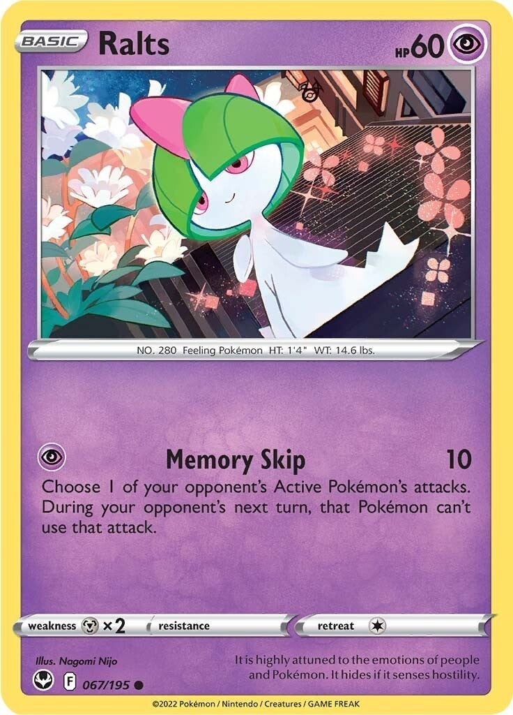 Image for Ralts (067/195) [SWSH12: Silver Tempest] - Pokemon
