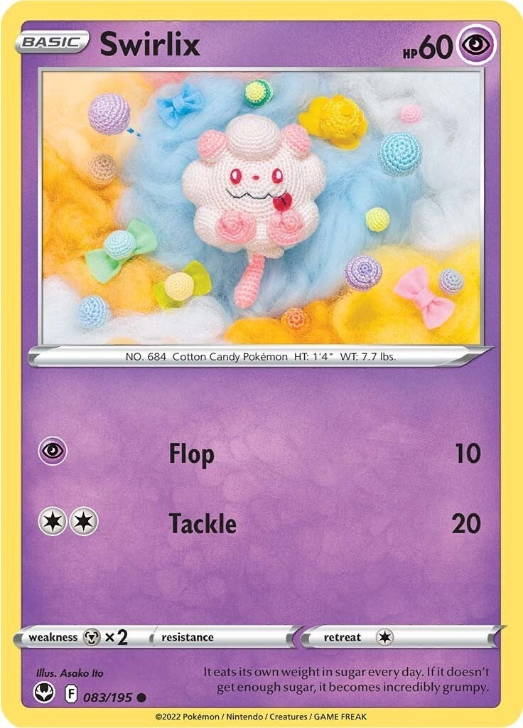 Image for Swirlix (083/195) [SWSH12: Silver Tempest] - Pokemon