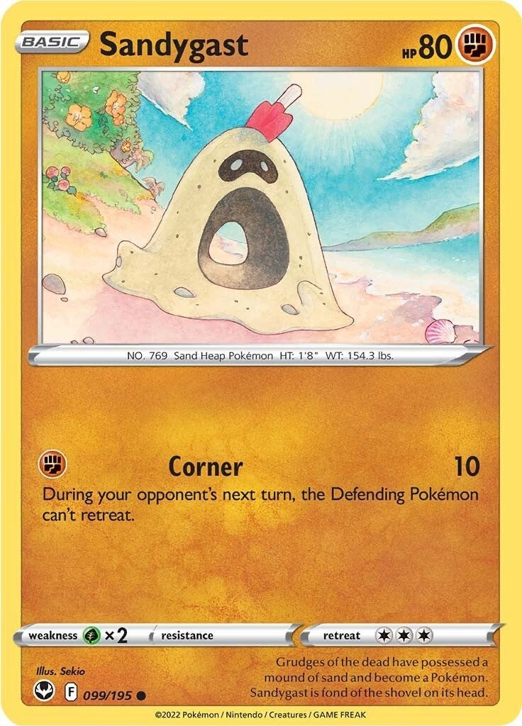 Image for Sandygast (099/195) [SWSH12: Silver Tempest] - Pokemon