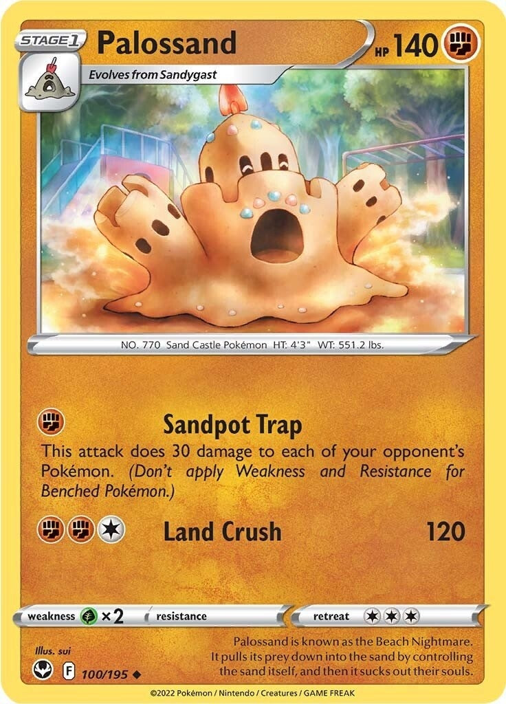 Image for Palossand (100/195) [SWSH12: Silver Tempest] - Pokemon