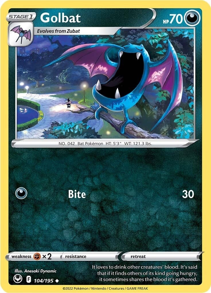 Image for Golbat (104/195) [SWSH12: Silver Tempest] - Pokemon