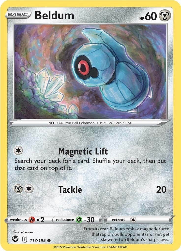 Image for Beldum (117/195) [SWSH12: Silver Tempest] - Pokemon