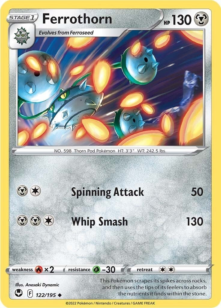 Image for Ferrothorn (122/195) [SWSH12: Silver Tempest] - Pokemon