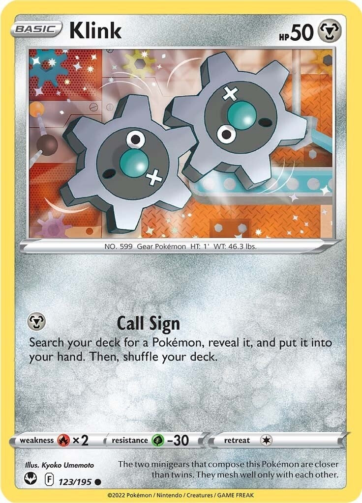 Image for Klink (123/195) [SWSH12: Silver Tempest] - Pokemon
