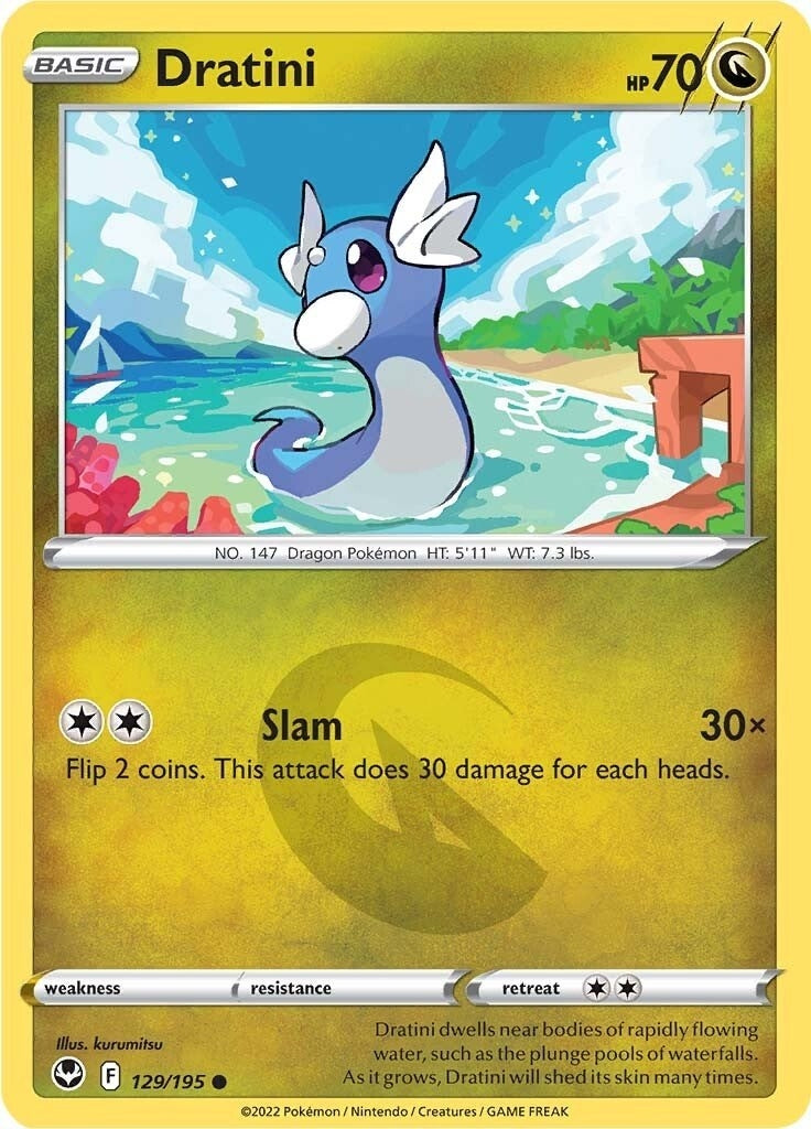 Image for Dratini (129/195) [SWSH12: Silver Tempest] - Pokemon