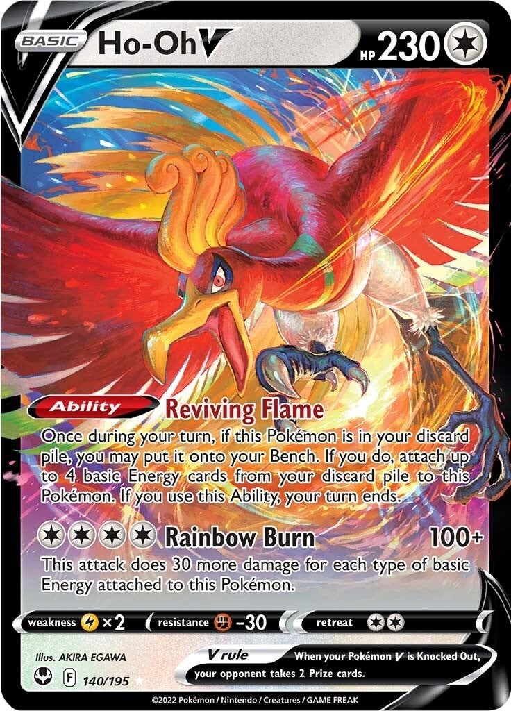 Image for Ho-Oh V (140/195) [SWSH12: Silver Tempest] - Pokemon